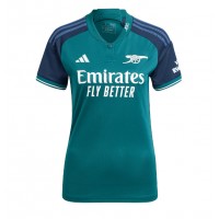 Camisa de Futebol Arsenal Gabriel Jesus #9 Equipamento Alternativo Mulheres 2023-24 Manga Curta